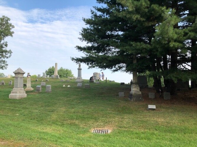 Volunteers were invited to wander and choose the gravestone they wished to clean.