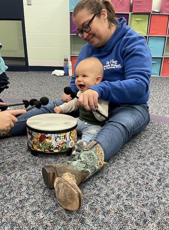 Brianna Eldridge's son, Zander, began attending Music First classes when he was 8 weeks old.