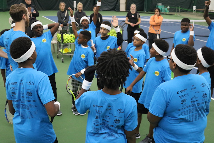 Serve for Kids Tennis Event is an annual experience for S.T.R.E.E.T. youth.