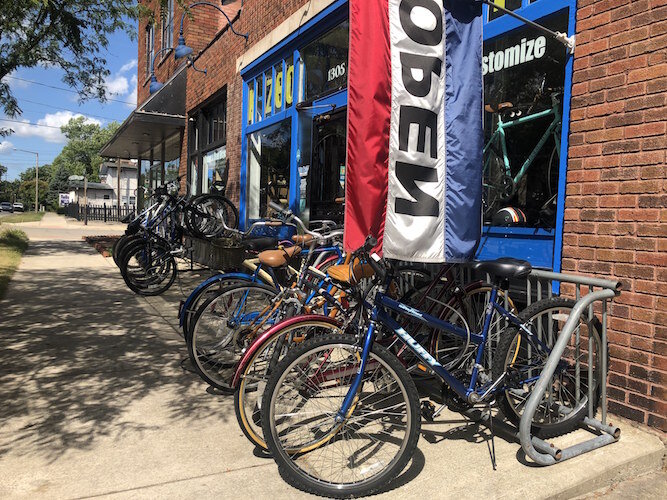 Looking for an old Schwinn? You can find it at Kzoo Swift and it will be repaired to last another 30 years, says store owner Ryan Barber.