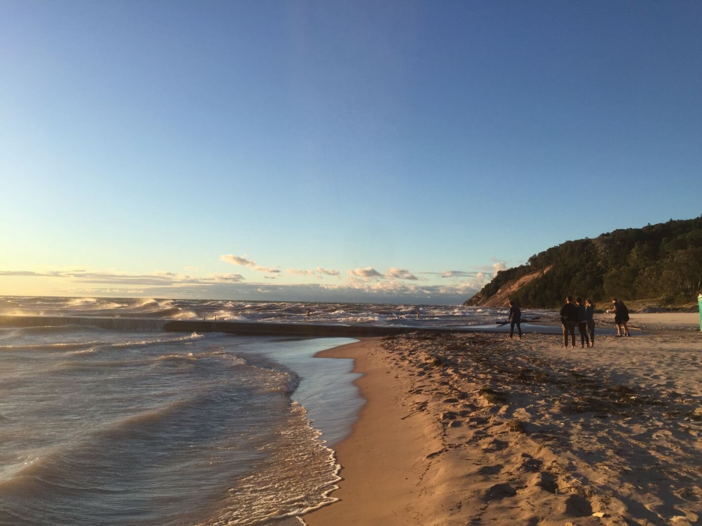 Beach at Frankfort.