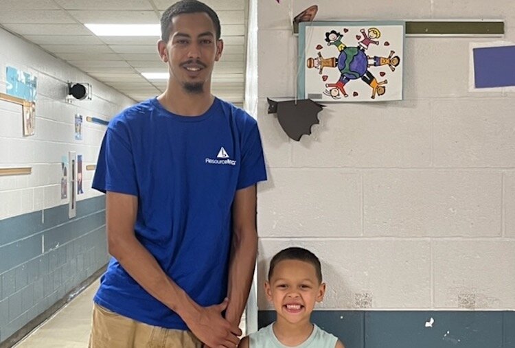 Jahkeem Stone and his son, Jahkeem Stone III