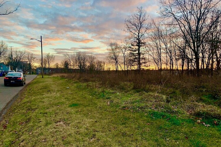 About 7 acres of this property, off Belford Street, looking south from Reed Street, is to be home to the Kal Recovery residential development.