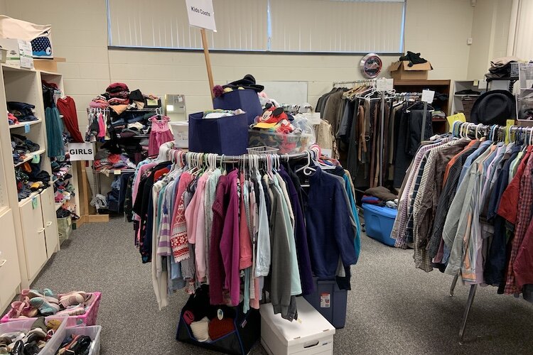 Interior of Refugee Friends Store.