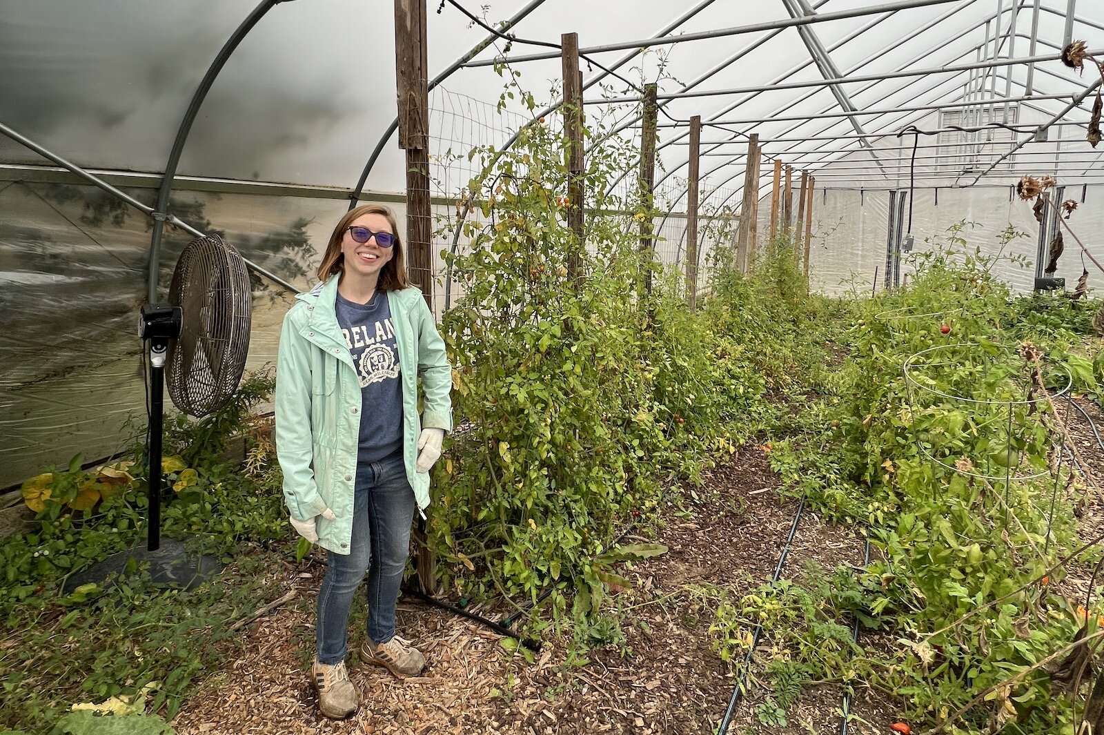 Krystal York helped start WMU’s composting program, which still composts all of the food waste from Western’s two largest dining halls. York and her classmates made the composting machine solar-powered to ensure the process was less labor-intensive.