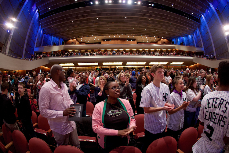 Miller Auditorium was full as the community turned out to hear Dr. Mae Jemison