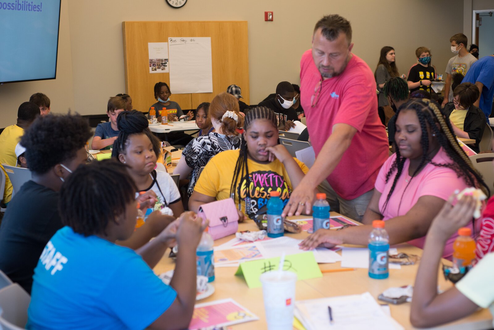 Youth came together this summer to offer their input on what a youth and teen facility in their community should look like.