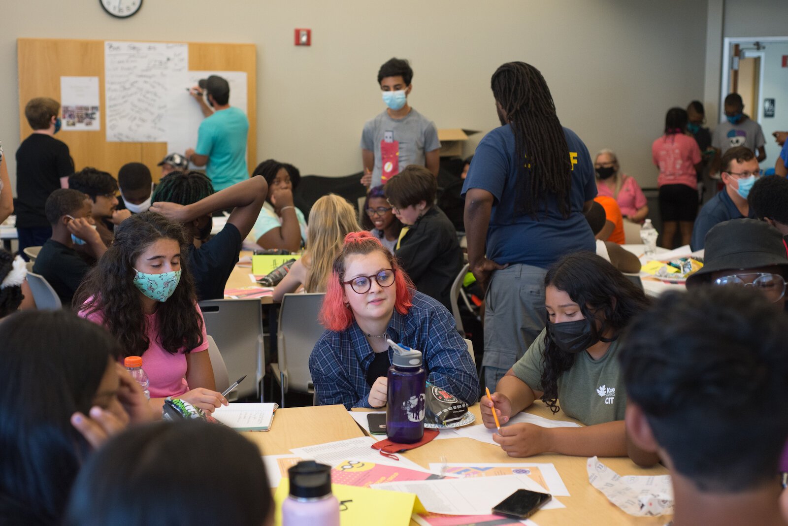 Youth came together this summer to offer their input on what a youth and teen facility in their community should look like.