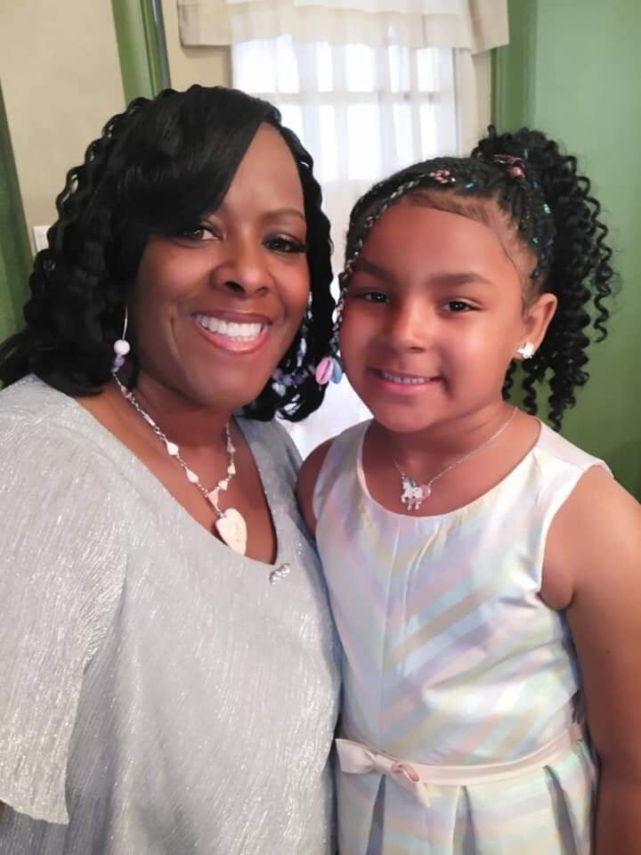  Katina Mayes and her granddaughter, Ka’Leeah. Together they have discussed how not everyone is treated equally.