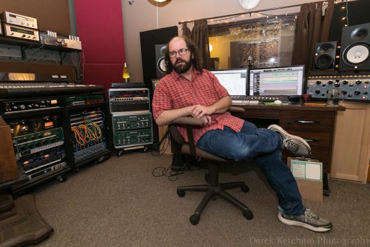 Ian Gorman in the former home of La Luna. The studio will soon have its grand opening in Jericho Town. 