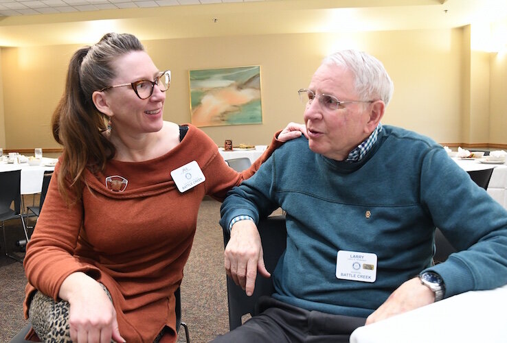 Larry Anderson with his daughter Jill Anderson 