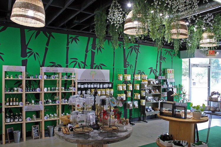 Natural Maya sells medicinal herbs, teas, beauty products, and more.