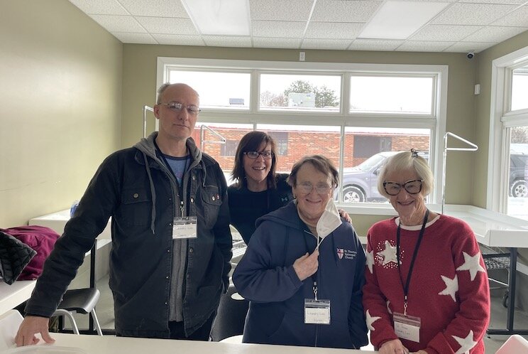   Pictured from left to right are Joddie Noblit, Trish Harris, Karen Keese, and Jeanne Grabe.