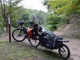 Mark Wedel 2020 bike ride north