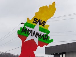On the Ground Battle Creek Myanmar Coup