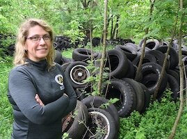 On the Ground Calhoun Tire Clean-up