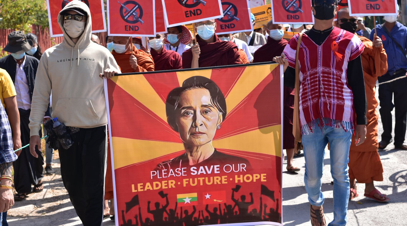 Protests in Myanmar