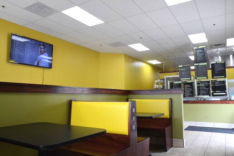 Eating area of the Beckley and Riverside Mango Healthy Fruit and Food.