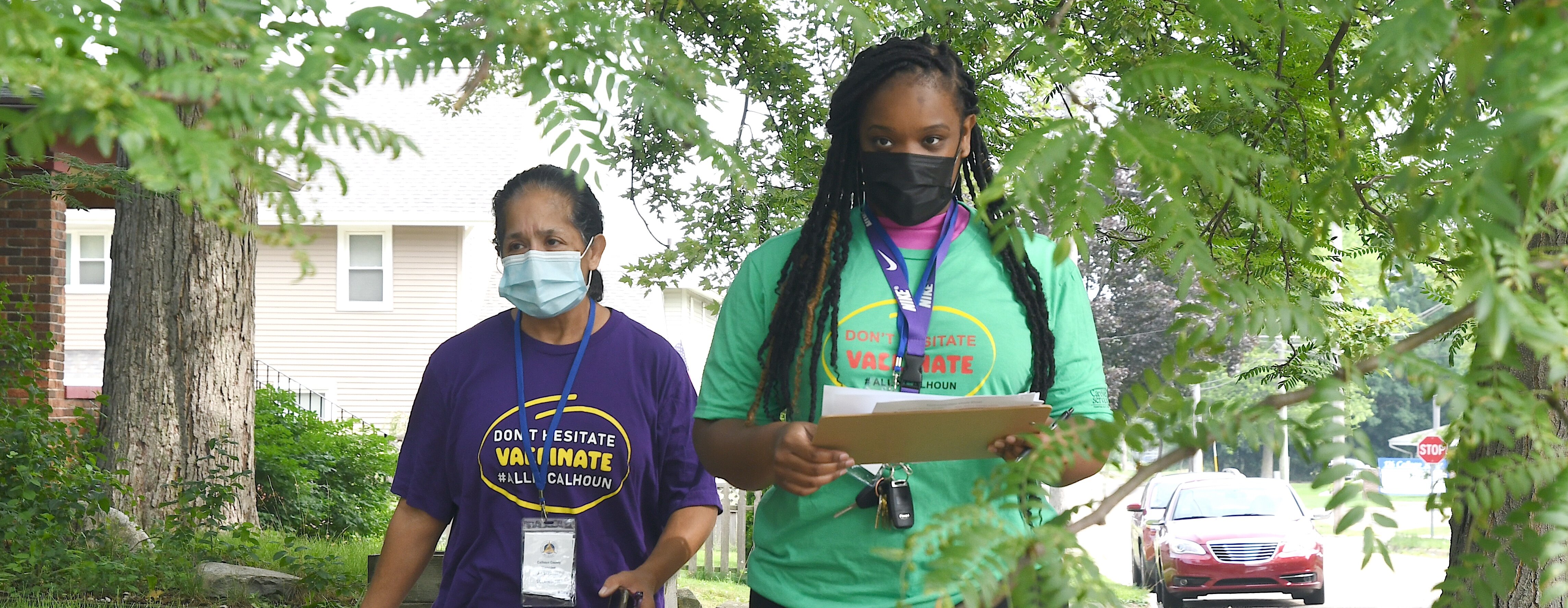 Vaccine Ambassadors at work