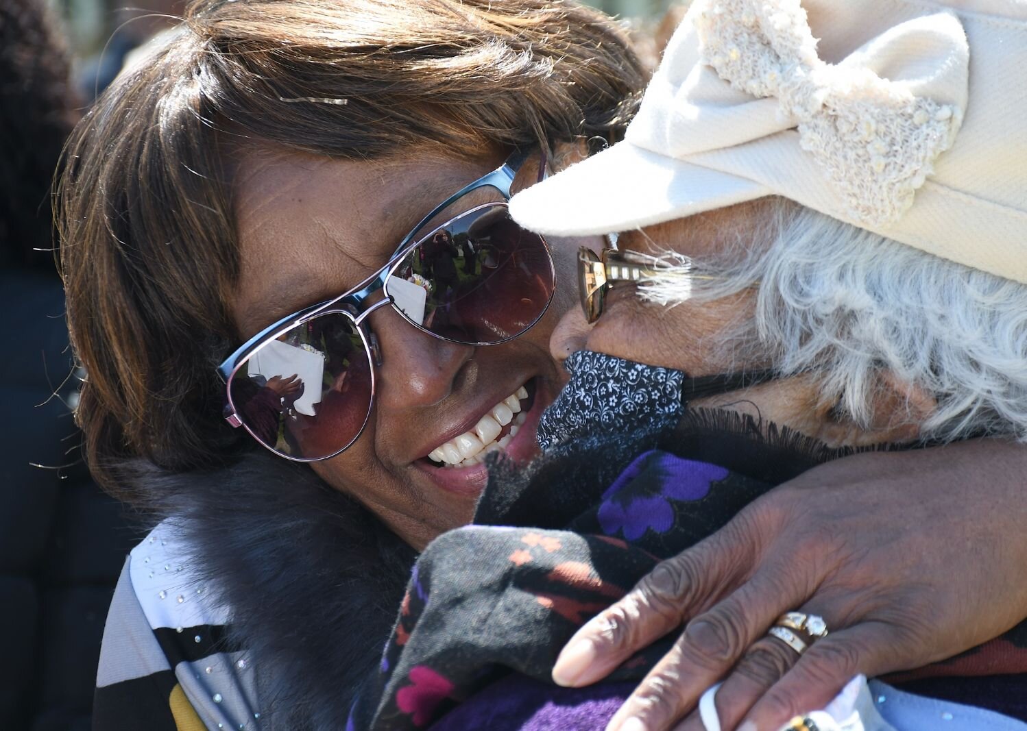 Maude Bristol-Perry posed for many pictures on May 8, during the day of the unveiling of Honorary Mayor Maude Bristol-Perry Avenue.