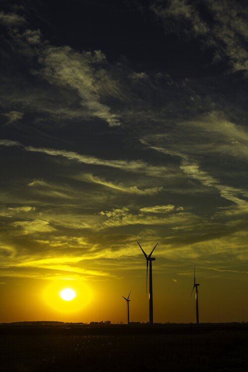 The Tuscola Bay Wind Energy Center in Fairgrove, Mich.