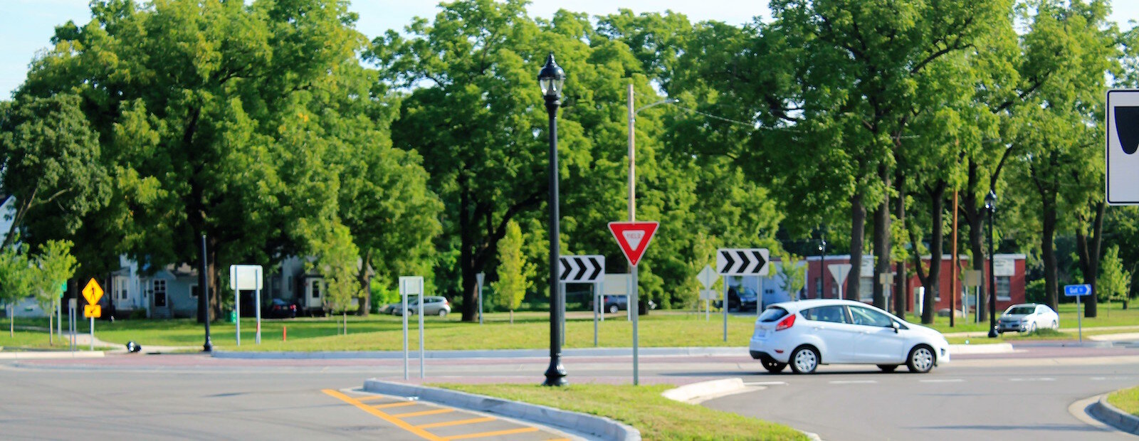 The eastern border of the Northside Cultural Business District