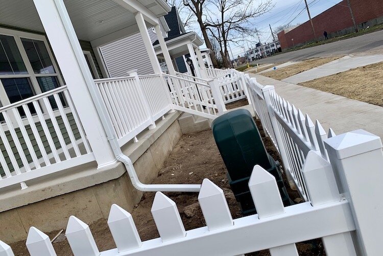Four new houses in the 400-block of West Ransom Street are part of the ongoing effort to build more affordable housing in Kalamazoo’s Northside Neighborhood.