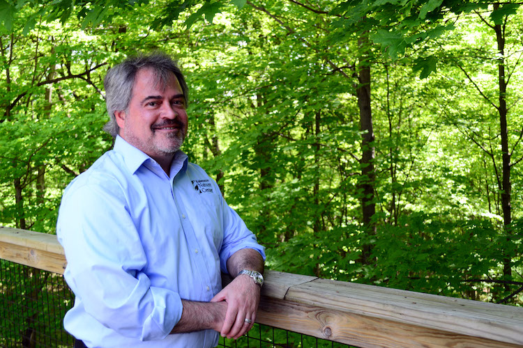 Nathan Smallwood at the Kalamazoo Nature Center Photo by Mark Wedel