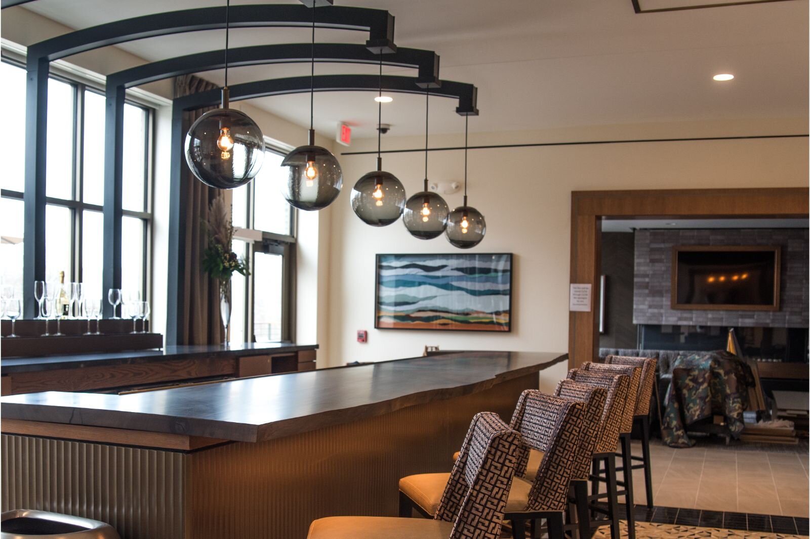 According to leaders at the Heritage Community of Kalamazoo, the next generation of retirees want to enjoy life. A bar is off the lobby of the new Revel Creek independent living community for older adults.