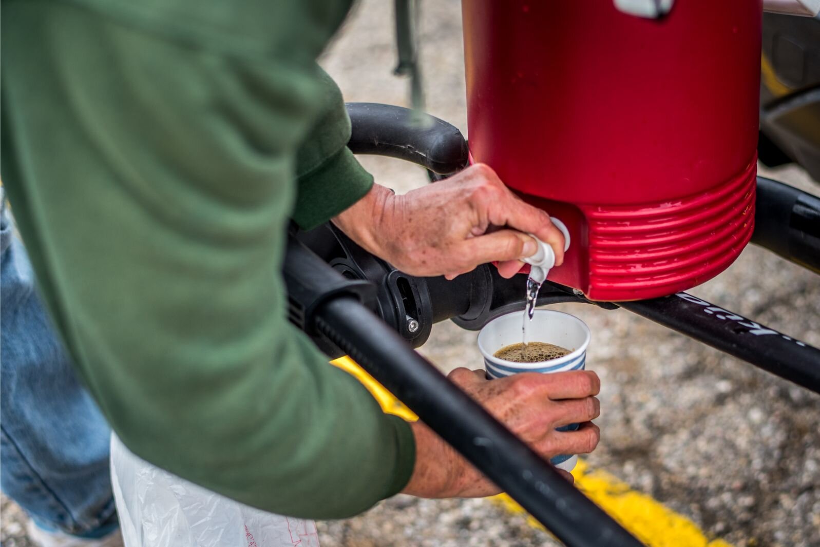 Jan van Schaik estimates that he knows around 200 of Kalamazoo's homeless people. Through sandwiches, granola bars and coffee, he gets to know them, and tries to find them further help, such as drug rehab.