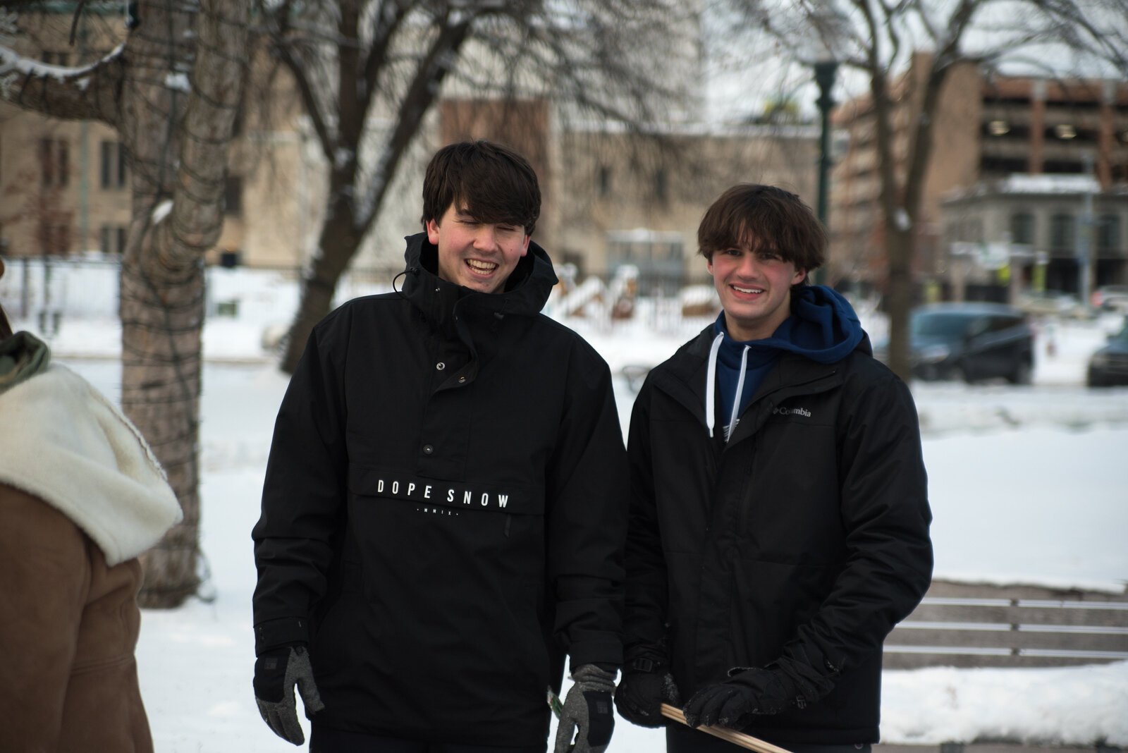 The group was primarily composed of high school students from Kalamazoo Central and Mattawan High Schools.