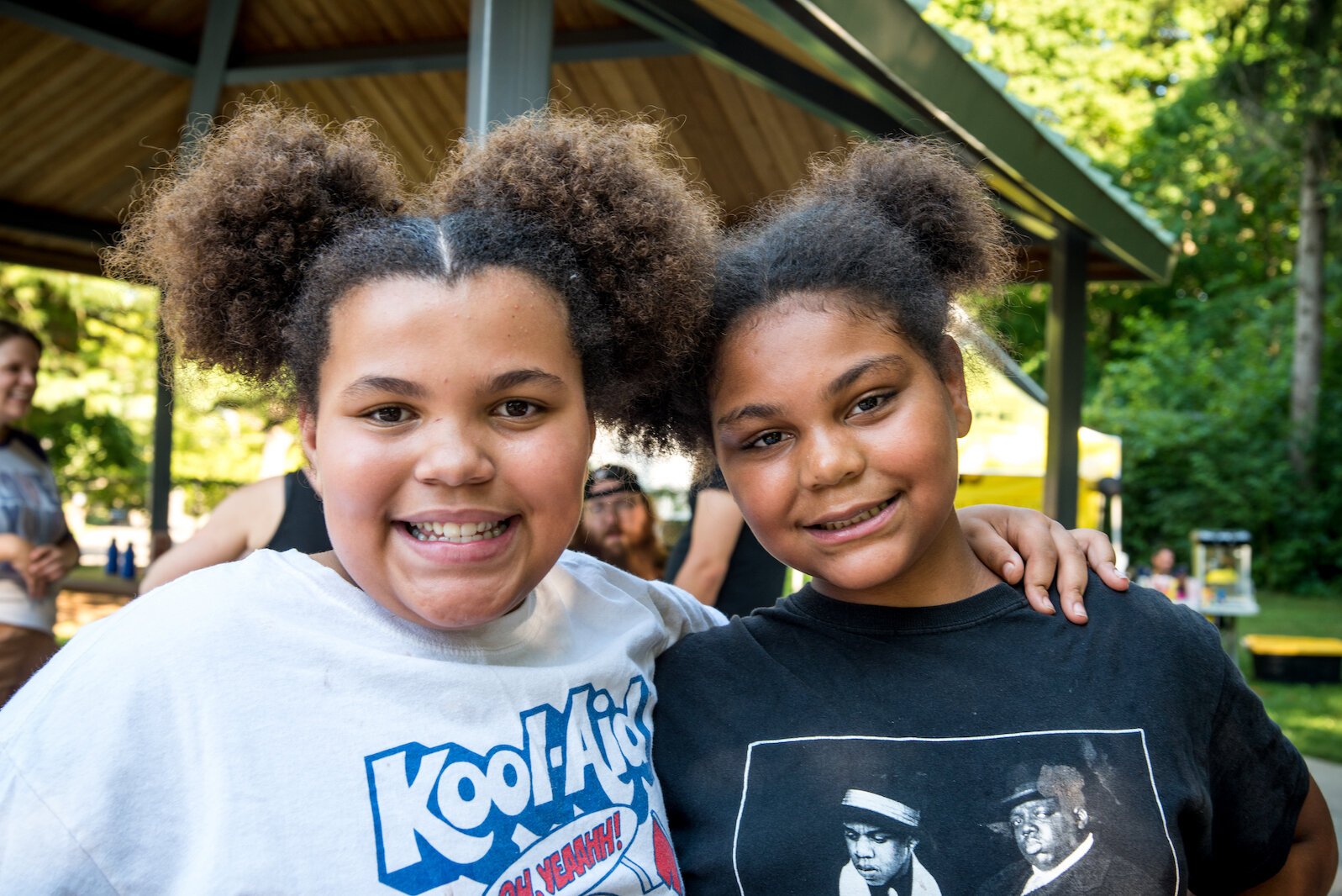 Enjoying the festivities in the Vine Neighborhood as part of National Night Out 2022. Photo by Fran Dwight.