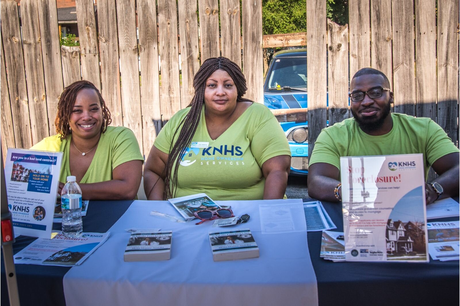Kalamazoo Neighborhood Housing Services at At the Edison Neighborhood Celebration of National Night Out 2022. Photo by Fran Dwight.