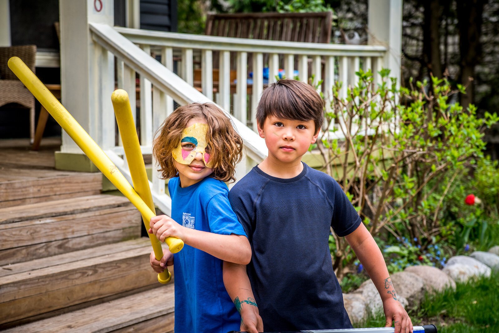 Neighbors say kids have a rule that everyone is included when they play.