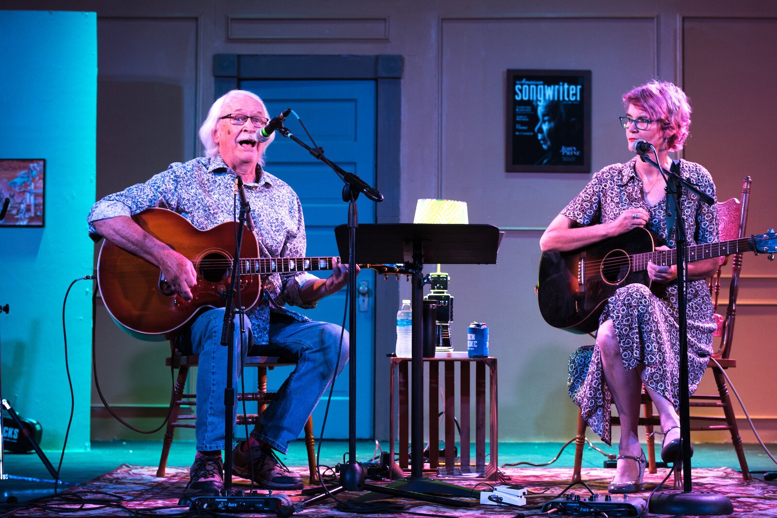 Wilkins' special guest in August was her 'Pops,' Mark Sahlgren, longtime bluegrass musician and co-host of WMUK's "Grassroots."