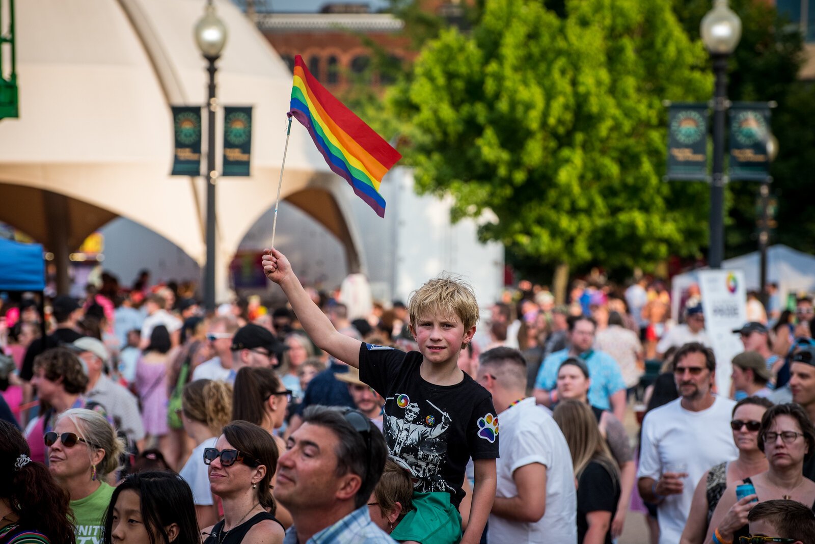 Kalamazoo Pride 2023 drew hundreds to celebrate at Arcadia Festival Site.