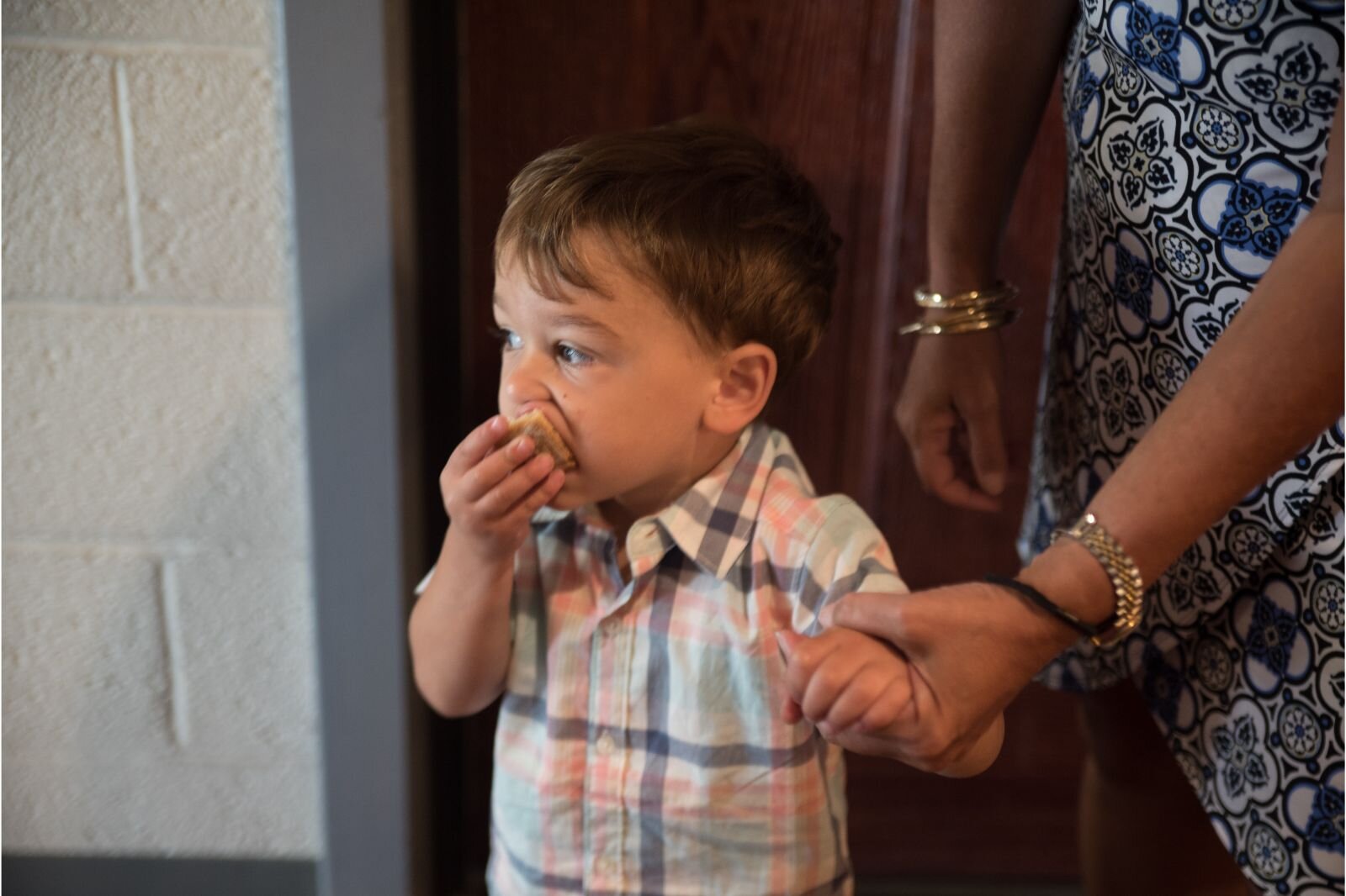 A young member of the church, Theo Kaps.