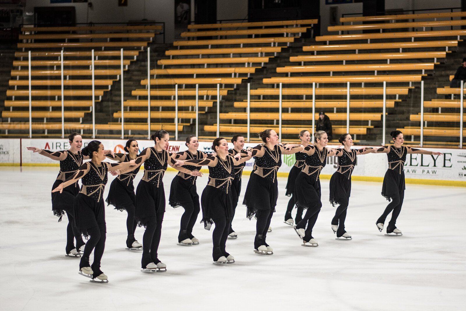The Kalamazoo Kinetics placed 10th at the 2023 U.S. Synchronized Skating Competition in March
