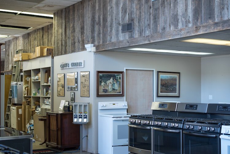 Inside George’s Appliance Co. at 1025 Miller Road in Kalamazoo’s Edison Neighborhood.