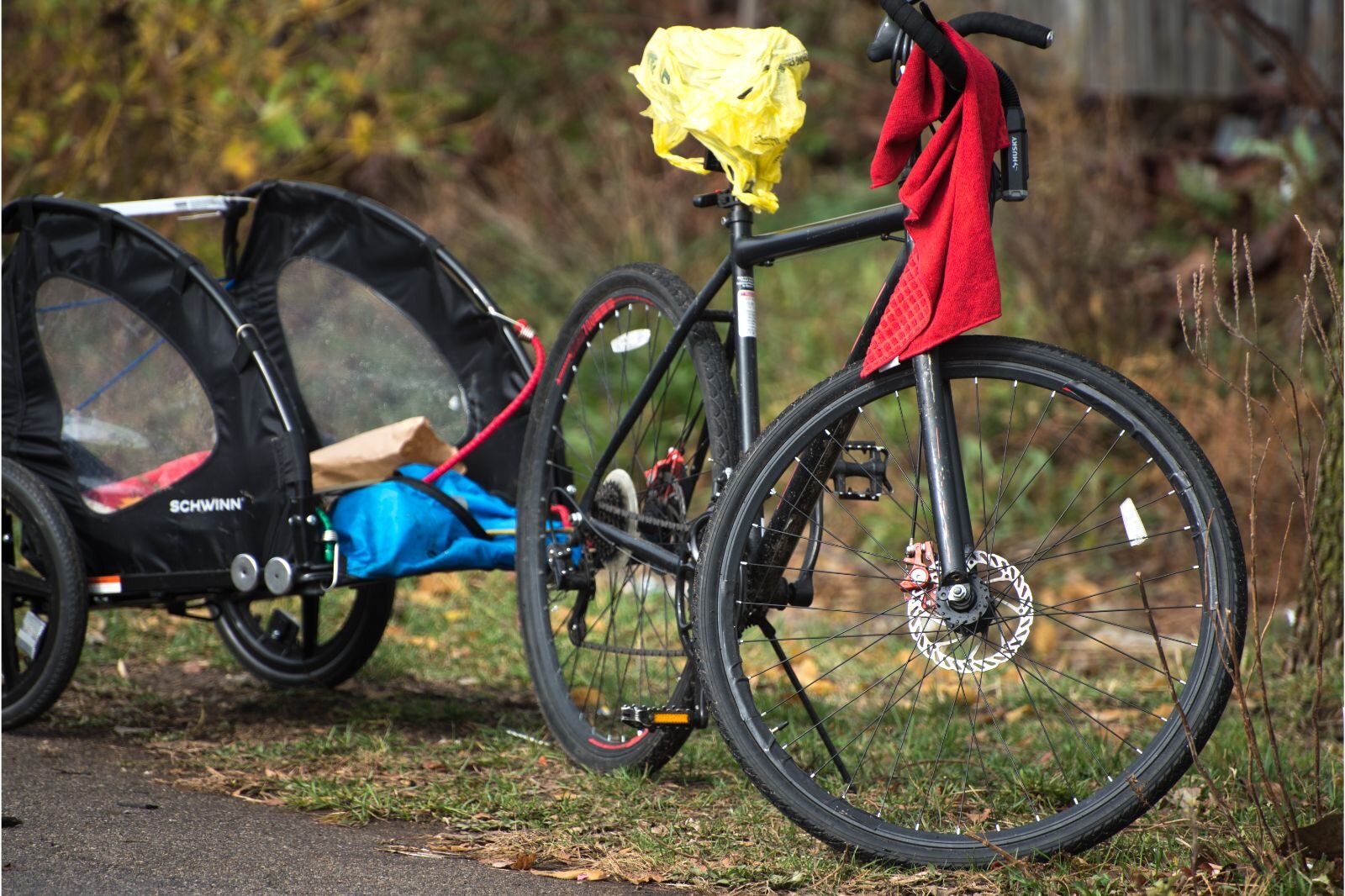 One of Kalamazoo's unsheltered's chief means of transportation: the bicycle. Transportation issues is a huge barrier for the homeless in getting to hospitals and clinics.