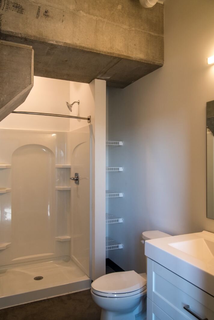 Here is a look inside an apartment at Harrison Circle Apartments.
