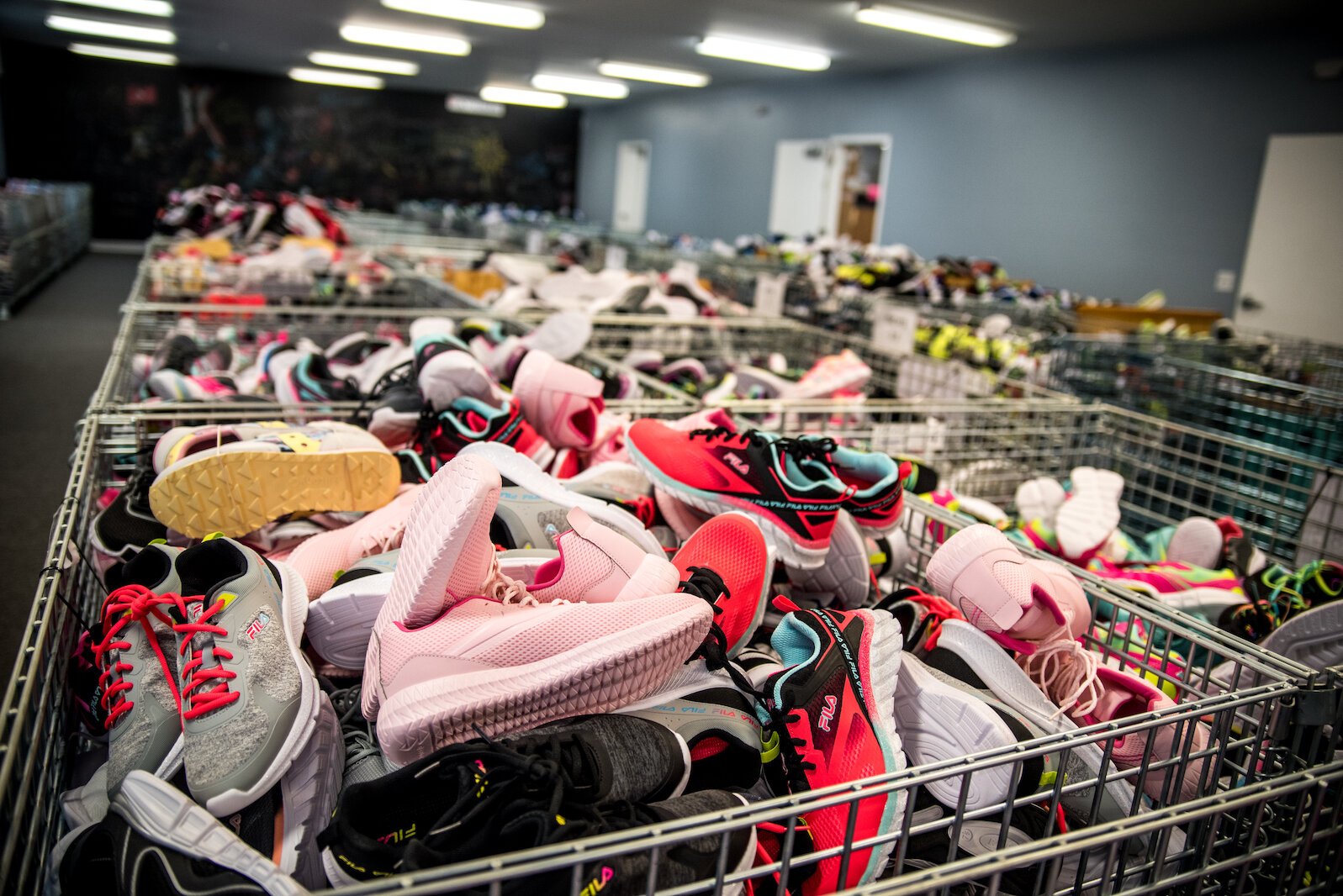 The First Day Shoe Fund provides new athletic shoes (sneakers) to any public school student in need in Kalamazoo County.