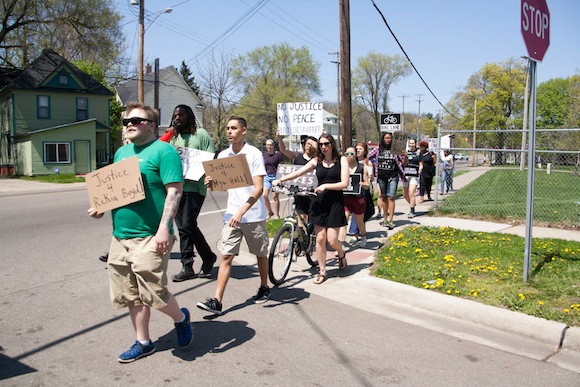 A K4J protest