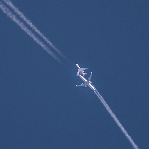 The planes that fly overhead become part of the background sounds we rarely pay attention to.