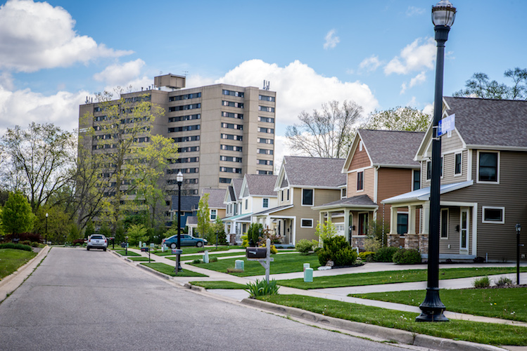 Upgrades at City View in the Square are intended to help it blend into the neighborhood.