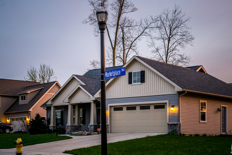 Pam Burpee is very happy with the home she purchased in Edison. Photo by Fran Dwight.