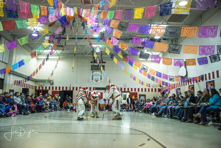 Celebrating Dia de los Muertos. Photo by Fran Dwight