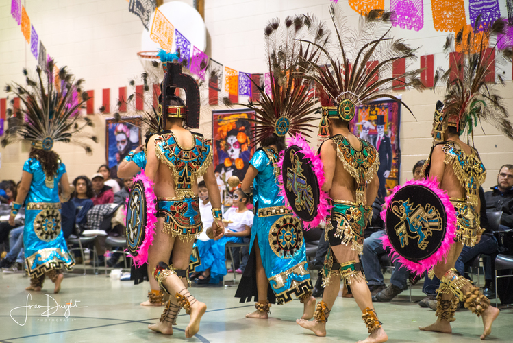 Celebrating Dia de los Muertos. Photo by Fran Dwight