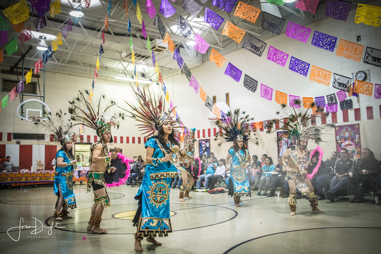 Celebrating Dia de los Muertos. Photo by Fran Dwight