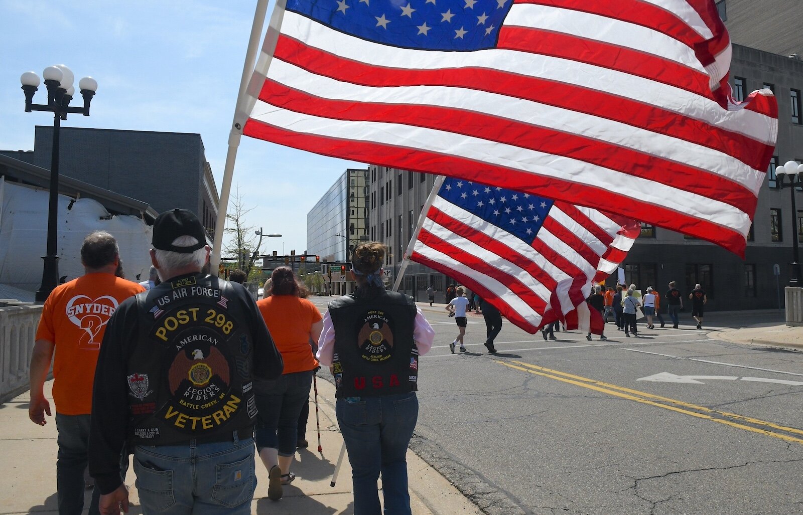 Scenes from the anti-gun violence march in downtown Battle Creek.